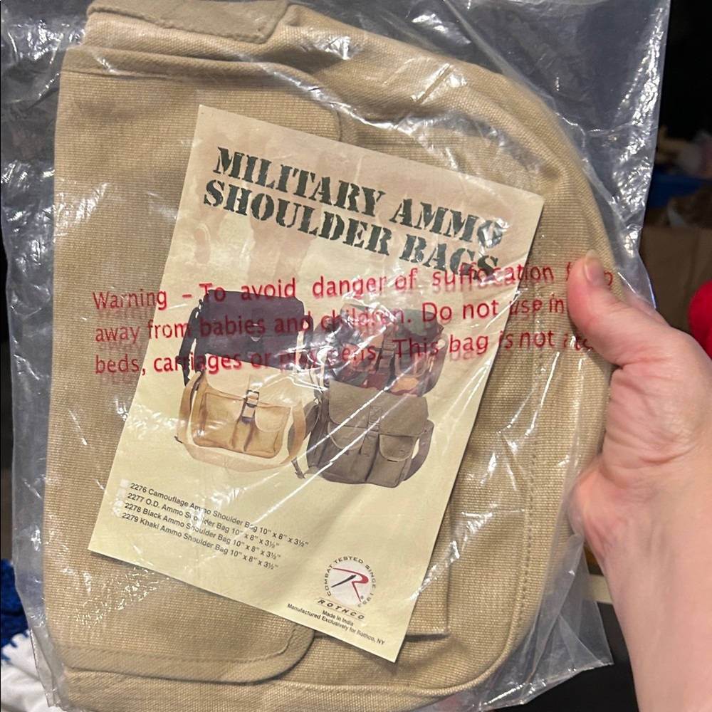 Rothco Tan Military Ammo Shoulder Bag